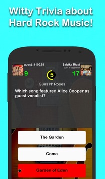 Hard Rock Music Trivia游戏截图2