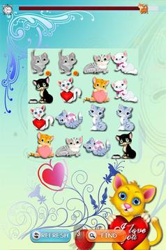 Kitty Match Game For Kids Free游戏截图2