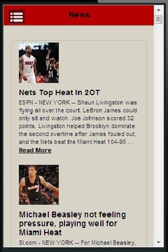 Heat Basketball Fan App游戏截图3