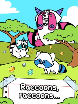 Raccoon Evolution - Make Cute Mutant Coons游戏截图4