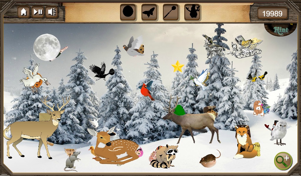 Hidden Object Winter Forest游戏截图1