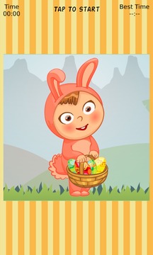 Easter Bunny Sliding Puzzle游戏截图5