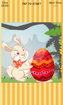 Easter Bunny Sliding Puzzle游戏截图1