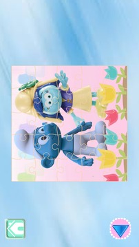 Little Smurfs Jigsaw game游戏截图3