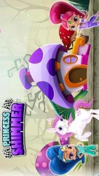 Princess Shimmer Jump Adventure: Platform Racing游戏截图1