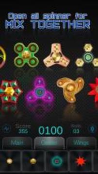 Fidget Spinner- Neon vs Lava spinning游戏截图5