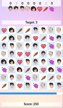 Match Three One Direction Game游戏截图4