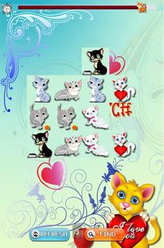 Kitty Match Game For Kids Free游戏截图3