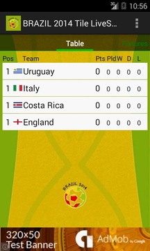 Brazil 2014 Tile LiveScore游戏截图2