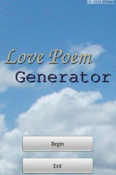 Love Poem Generator (Free)游戏截图1