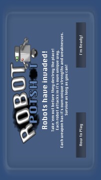 Robot PotShot Free游戏截图1