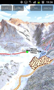 Virtual Ski Map Sella Ronda游戏截图2