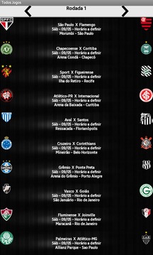 Tabela Futebol Brasil 2015游戏截图3