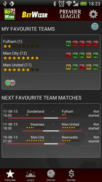 BetWizer Premier League FREE游戏截图1