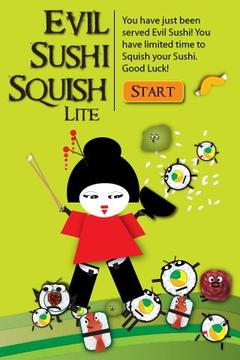 Evil Sushi Squish Lite游戏截图1