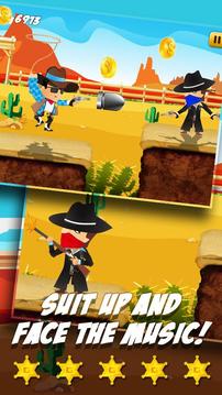 Angry Fun Crazy Cowboy Dash游戏截图2