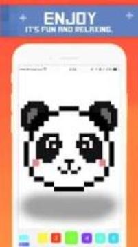 PixartPanda | Color by pixel Number book Panda art游戏截图3