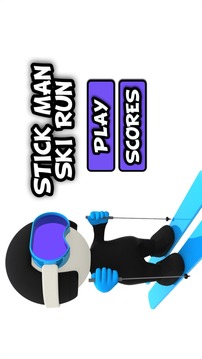 Stick Man Ski Run游戏截图1