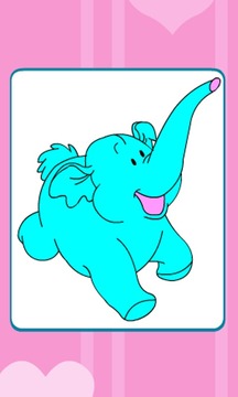 Coloring Elephant Fun Moments游戏截图3