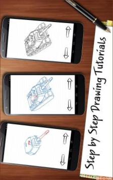Drawing App Tanks and War Machines游戏截图1