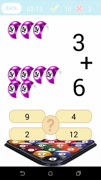 Snooker Math Games游戏截图1