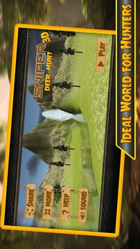 Sniper Deer Hunt 3D游戏截图1