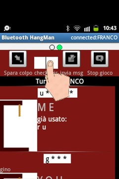 Bluetooth HANGMAN游戏截图3