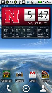 Nebraska Huskers Live Clock游戏截图2