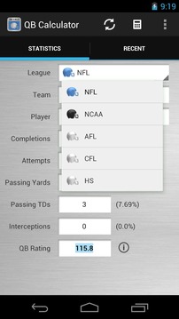 QB Calculator游戏截图5
