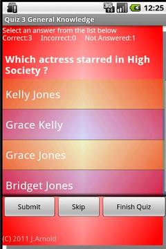 Quiz 3 General Knowledge游戏截图1