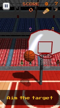 Pixel Basketball - Flick Ball游戏截图4