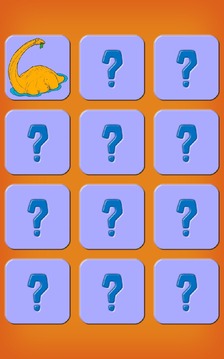 Kids Dinosaur Memory Game Free游戏截图4