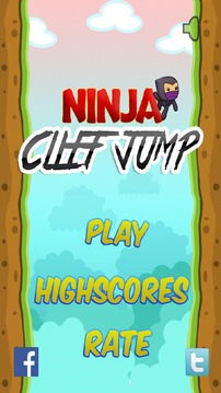 Ninja Cliff Jump游戏截图1