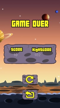 Flappy Alien-UFO Attack游戏截图4