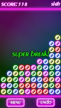 Bubble Breaker Neon游戏截图4