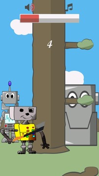 Timber Robot游戏截图1
