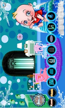 Frozen Princess Baby Room Game游戏截图3