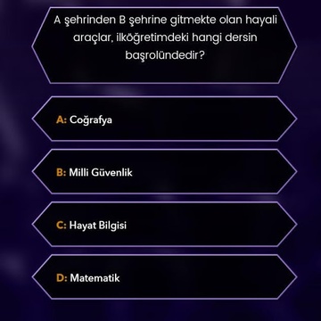 Milyoner Bilgi Yarışması游戏截图1