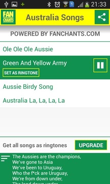 Australia Football Ringtones游戏截图2