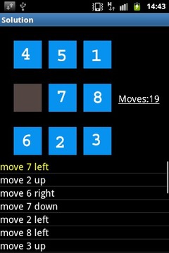8-Puzzle游戏截图3