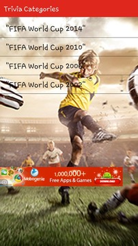 Foot Ball World Cup Trivia游戏截图1