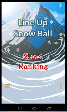 Line Up Snow Ball游戏截图1