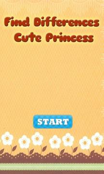 Find Differences Cute Princess游戏截图1