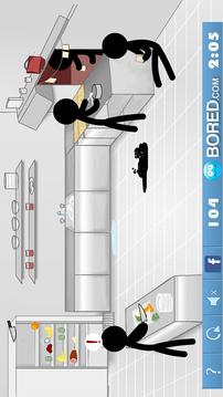 Stickman Click Death Kitchen游戏截图2