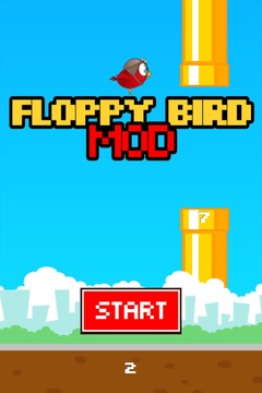 Floppy Bird Mod - Speed/Pipes游戏截图1