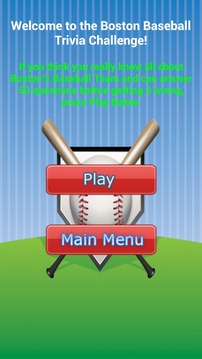 Boston Baseball Trivia游戏截图1