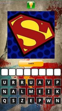 Guess the Superhero Logo Quiz游戏截图2