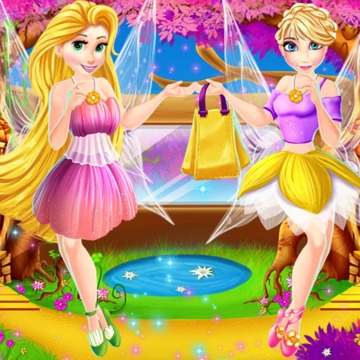 Princesses fairy Mall shopping Dress - Girl Games游戏截图1