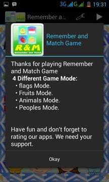 Remember and Match Game游戏截图1