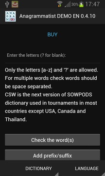 Anagrammatist DEMO EN游戏截图1